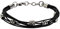 Zeeme Stainless Steel Damen Armband Edelstahl 19,5cm Glänzend schwarz 389060126