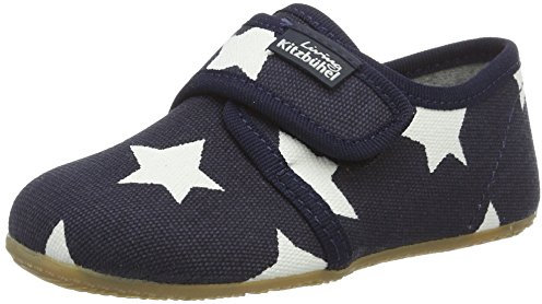 Living Kitzbühel Klettmodell Sterne Pantoffeln Unisex-Kinder, blau (Marine), 40 EU