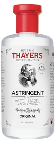 THAYERS Original Witch Hazel Astringent with Aloe Vera, 12 Ounce Bottle