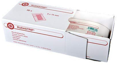 Noba Rudastrip Wundnahtstreifen 50x10 Stück 6 mm x 100 mm
