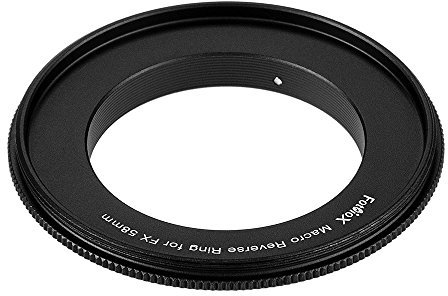 Fotodiox 58mm Filter Thread Macro Reverse Mount Adapter Ring Compatible with Fujifilm X-Mount Cameras, Reverse-Mount-58mm-FXRF