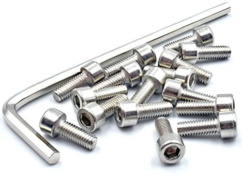 myBESTscooter - Tornillos De Cubierta De Rueda Lateral 16 PCS Para Xiaomi M365 1S Essential Pro 2 Patinete Eléctrico