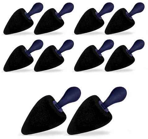 DELFA Schuhspanner Spitz - Größe 39-42 - Set aus 5 Paar - Schaumstoff Schuhformer Schuhstrecker - für Damen Spitze Schuhe und High Heels