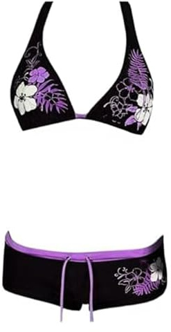 Set Bikini da Donna 2 Pezzi Y2k con Allacciatura al Collo, Costume da Bagno Sexy per la Spiaggia, Costume Estivo per Uscire 2025, Vacanze 2000