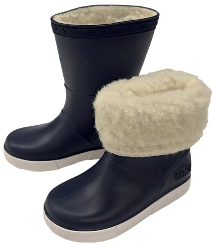 Boatilus Seals Bottes de pluie pour enfants, galoches, bottes de jardin - 100% imperméables, en caoutchouc parfumé, antidérapantes