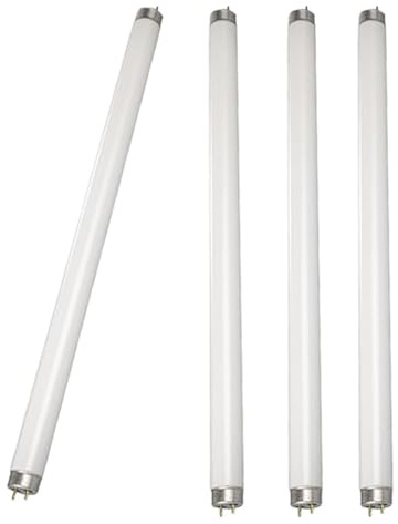 Genérico Paquete de 2 Tubos de Luz Fluorescente T5 14w, Bombilla T5 549mm, Blanco Frío 6500k, Base G5 Tubo de Baja Consumo de Energía, Luz de Ahorro de Energía de Emergencia,4pack,14w