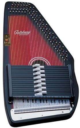 Oscar Schmidt OS15B 15 Chord Acoustic Auto Harp. Tobacco Sunburst