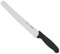 Giesser seit 1776 - Made in Germany - Universalmesser 25 cm mit Wellenschliff PrimeLine, schwarz, rostfrei, spülmaschinenfest, scharfes Allzweckmesser rutschfest