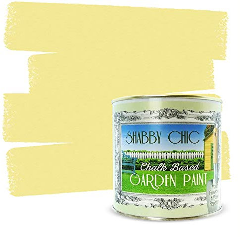 Shabby Chic Chalk Based Garden Paint 250ml (Petal Yellow)