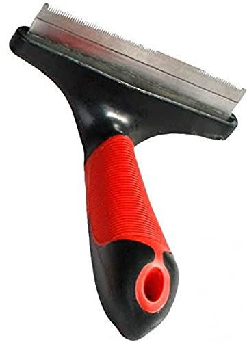 Karlie Furmaster Entfilzungsharke, Hundekämme, Gummi, Rot/Schwarz, 16x11x5 cm