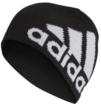 adidas Unisex COLD.RDY Big Logo Beanie, Black/White, M
