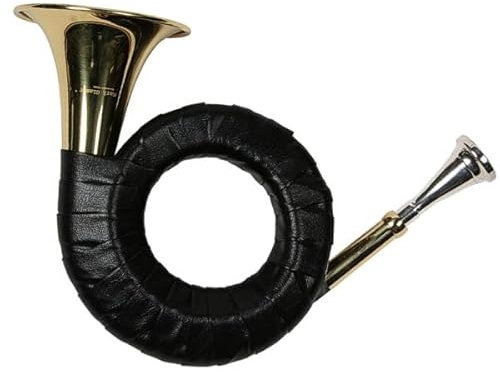 Karl Glaser Taschen Jagdhorn, 80mm Schallbecher, inkl. Mundstück und Softbag