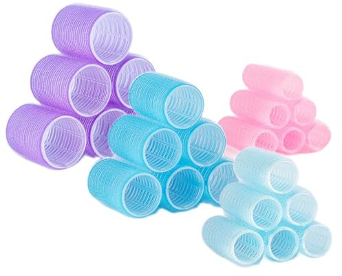 47 Pièces Heatless Curling, Rouleaux, Bigoudis Magiques avec 20 Pinces à Cheveux et 2 peignes pour Tous Les Cheveux Courts, Moyens Ou Longs (47 Pièces)