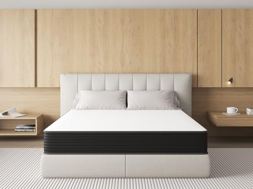 sinlikon Matelas 160 x 200CM,Epaisseur 20CM,Basics Matelas 7 Zones en Mousse à mémoire de Forme Confort, Moelleux (160x200x20CM)