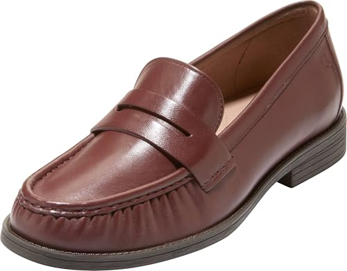 Cole Haan Women's Stassi Soft Loafers, Mahogany Leather, 6.5-B US
