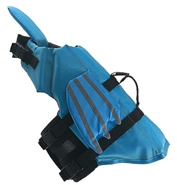 Milisten Traje de Baño para Mascotas Chaleco Salvavidas Resistente al Desgaste Ropa Portátil para Perros Traje de Baño Transpirable para Perros Accesorio para Cachorros Piscina o Playa