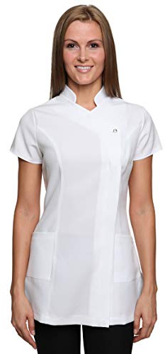 Mirabella Health & Beauty Women's Freya Beauty Tunic Uniform White 12 UK