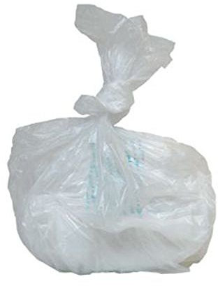 Pedal Bin Liners,Pack of 100 White- 280mm x 425mm x 425mm