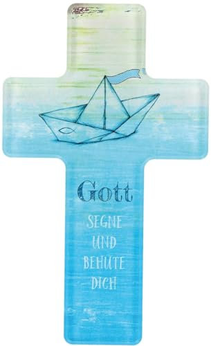 Gott segne und behüte dich: Kreuz aus Acryl-Glas