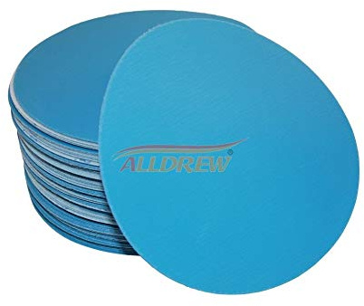 125mm Disques Abrasifs de ponçage Humide et Sec 10x 1000 1200 1500 2000 3000 Grain Mixte // ALLDREW Auto - Agrippants Sans Trous Étanche Lot de 50