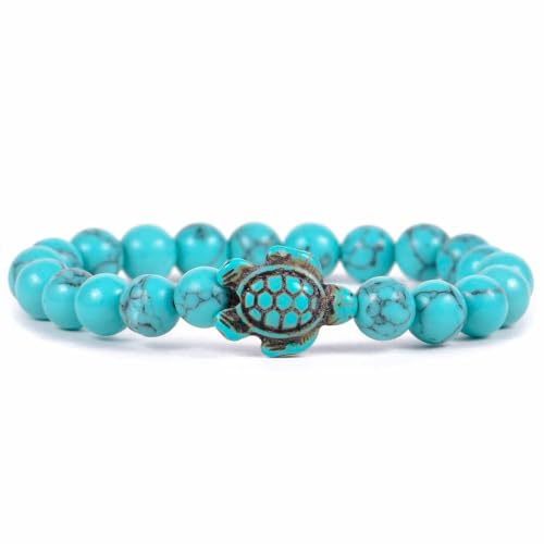 Fahlo Sea Turtle Tracking Bracelet, Elastic, Supports Sea Turtle Conservation, One Size Fits All for Men and Women, One Size, Stone, No Gemstone