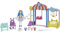 Enchantimals Baby Best Friends Tierbaby-Hort - Puppenset mit Bettchen, Schaukel-Set, Doppel-Hochstuhl, Kratzbaum, Mobile, 5 Tierfreunden, für Kinder ab 4 Jahren, HLH23