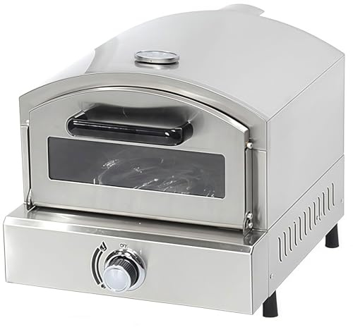 Professionell pizzatillverkare med separat temperaturkontroll, värmebeständigt glasfönster, gasbakning, perfekt för pizzerior och hotell