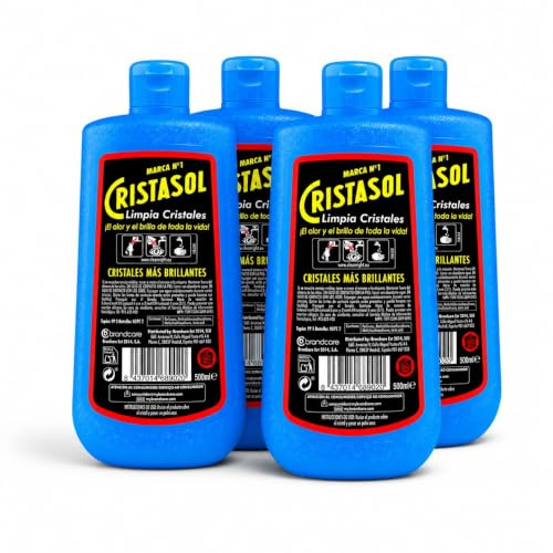 Cristalsol Limpia Cristales 500 ml Pack 4 | Vídrios y Espejos | RASMACOR