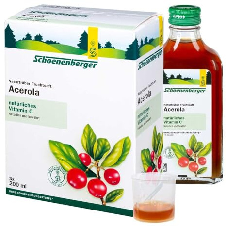 Acerola Saft Schoenenberger Heilpflanzensäfte
