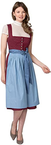 Stockerpoint Damen Julina Midi Dirndl, Bordeaux, 44