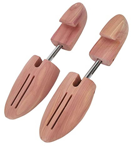 Extenseur de Chaussure Forme de Botte en Bois Support Embauchoirs Civière de Chaussure Civière de Chaussure Professionnel Réglable Chaussure Shaper Expander (États-Unis 9-10)