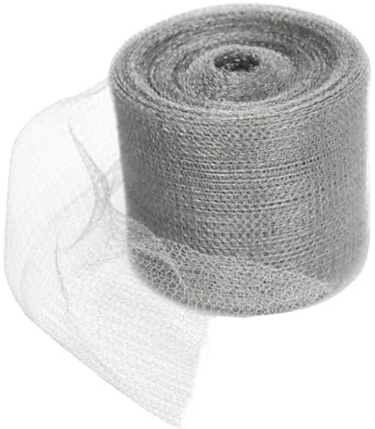 JINGLING Tamis en maille en acier inoxydable, treillis métallique en acier inoxydable, filtre fileté, treillis d'acier découpable, pour la maison, remplissage de trous, filtre d'évacuation