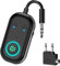 Ankilo Bluetooth Transmitter Receiver, Wireless Bluetooth Adapter 3.5mm with 16H Playtime, Mic for Calls, Dual Connection, Bluetooth 5.3 Aux Adapter for TV, HiFi, Airplane, Headphones, Speaker