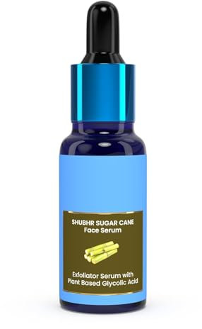 AHA Exfoliator Face Serum – 30ml | Plant-Based Glycolic Acid from Sugarcane | 10-Min Facial Peeling Solution for Deep Exfoliation, Blackheads & Tan Removal | Ayurvedic AHA Peel with 14 Herbs | Unisex