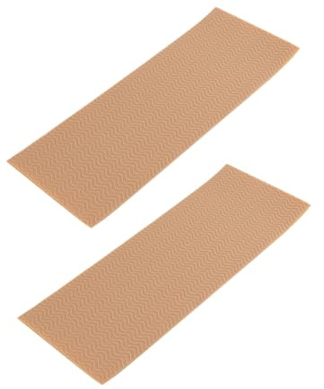 Healeved Adesivi per Suola Scarpe in Pvc 2 Pezzi Motivo a Onde, Antiscivolo e Resistente All'usura, Protezione Antifrizione per Scarpe da Uomo