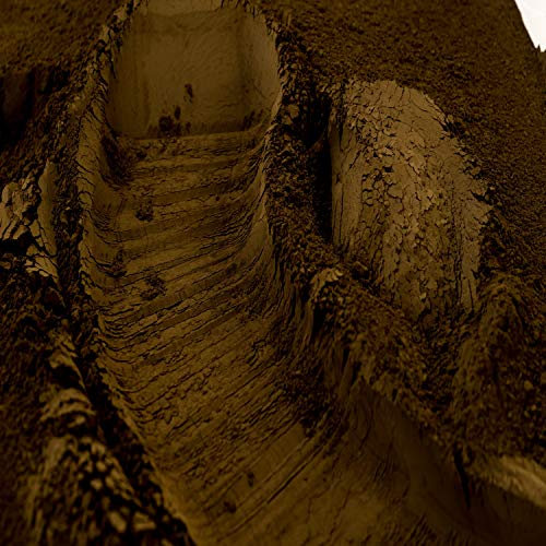 iBéton by Cyril Claire Terre d'Ombre Naturelle 1 Kg - Pigment naturel ou Terre colorante pour peintures, enduits béton et chaux - Origine Europe