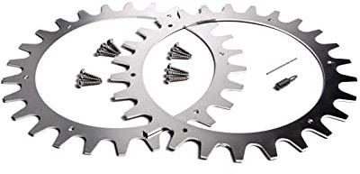 Edelstahl Spikes für Rasen/Mähroboter passend für Worx Landroid L Mähroboter aufwendig entgratet inkl. Schrauben, Bohrer und Torx