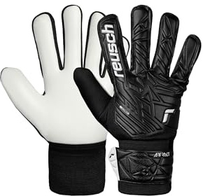 Reusch Attrakt Starter Solid greppvänliga målvaktshandskar fotbollshandskar för vuxna för män och kvinnor lämpliga för alla väderförhållanden och lekfält