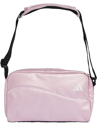 adidas Women's ADIDAS Glow MINI Duffel, Ice Lavender/White, One Size