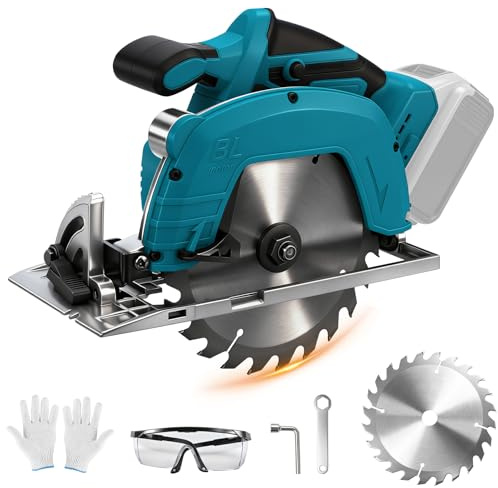 7 tums sladdlös cirkelsåg mini cirkelsåg för Makita 18 V batteri (utan batterier)
