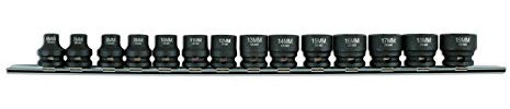 Laser 6689 Stubby Impact Socket Set 3/8D 14pc