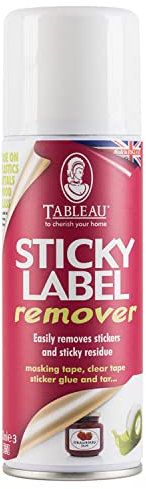 Tableau Sticky Label Remover, Removes Sticky Labels, Sticker Glue, Masking Tape, Sellotape and Tar From Multiple Surfaces. 200ml