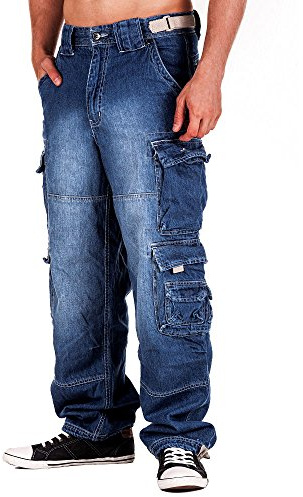 Jet Lag slang last jeans ljus marinblå stil 007