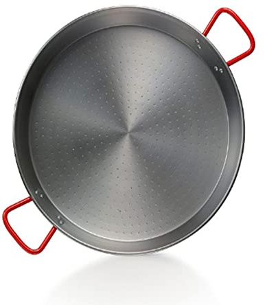 La Ideal Paellera Valenciana Pulida 1 Ración Tamaño : 24 Cm