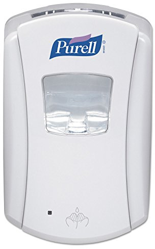 PURELL LTX-7 Touch-Free Hand Sanitizer Dispenser, White, for 700 mL PURELL LTX-7 Sanitizer Refills (Pack of 1) – 1320-04
