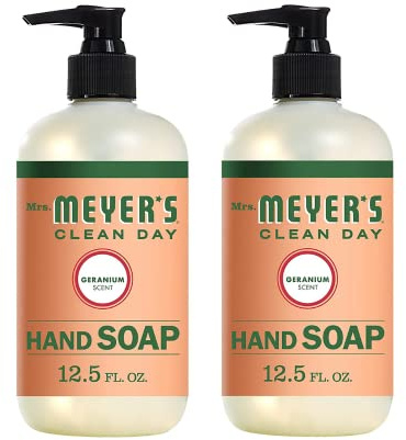 Liquid Hand Soap, Geranium, 12.5 oz, 2 pk