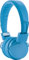 Schwaiger KH510B 511 Bügelkopfhörer (abnehmbares Klinkenkabel, Mikrofon) blau