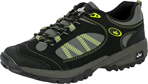 Lico Herren Rancher Low Trekking-& Wanderhalbschuhe, Schwarz Grau Grün, 46 EU