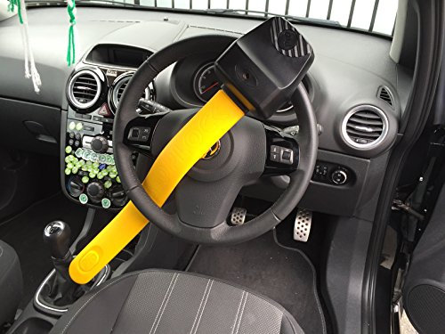 XtremeAuto© THATCHAM Category 3, Super Heavy Duty, Car Steering Lock Anti-Theft Security Device (66CM Length) for: Fiesta, Focus, Fusion, Mondeo, C-Max, Ka, Puma, Kuga, S-Max, B-Max, Galaxy, Courier