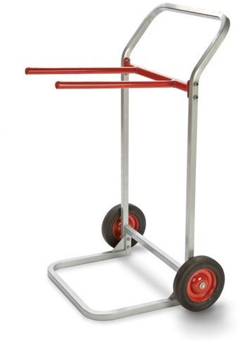 Folding Chair Dolly Gray/Red Paint